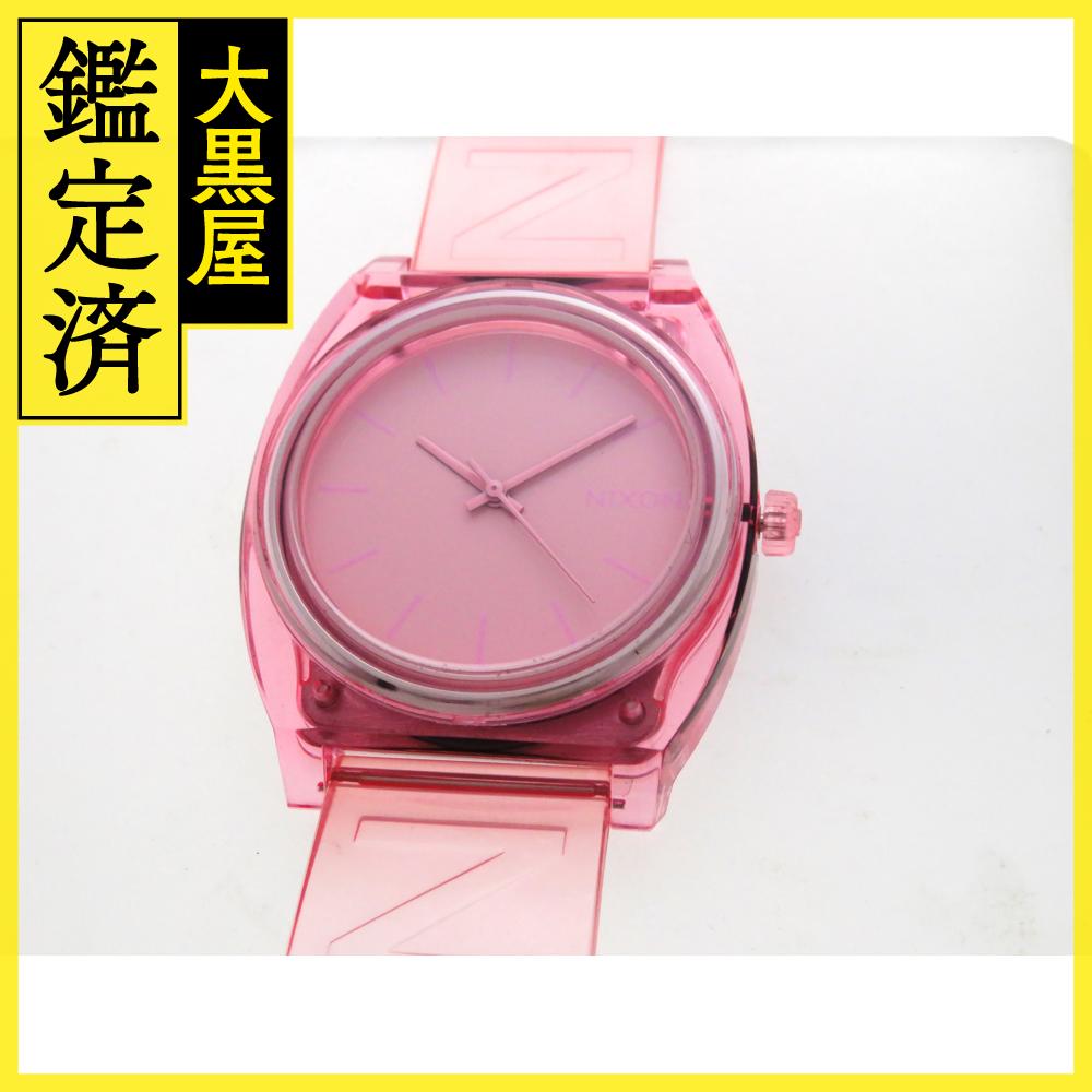 NIXON　ニクソン　腕時計　タイムテラーP　A1193146　SS/シリコン　ピンク文字盤　クオーツ【434】 【中古】【大黒屋】