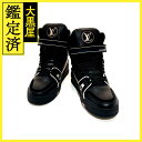 未使用品 LOUIS VUITTON ルイヴィトン トレイナー・ハイカット 1A5V3U X408 メンズ7 ブラック LED 参考定価:¥1,144...