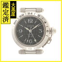 Cartier カルティエ パシャC・メリディアン W31049M7 腕時計 ブラック文字盤 自動巻き ステンレススチール メンズ 2148103684456 【205】 【中古】【大黒屋】(2)