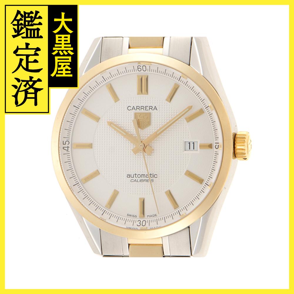 TAG HEUER タグホイヤー カレラ キャリバー5 WV215A.BD0788 ホワイト文字盤  ...