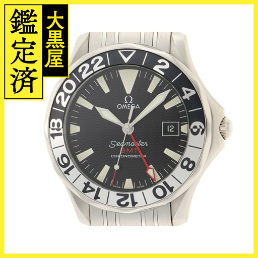 OMEGA オメガ 腕時計 シーマスター ダイバー300m GMT 50周年記念 ブラック文字盤 ステンレス 自動巻き【460】2148103766831 【460】2148103766831 【中古】【大黒屋】 OMEGA オメガ 腕時計 シーマスター ダイバー300m GMT 50周年記念 ブラック文字盤 ステンレス 自動巻き【460】2148103766831 【460】2148103766831 【中古】【大黒屋】