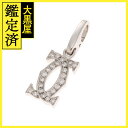 Cartier カルティエ 2Cチャーム ダイヤモンド WG ホワイトゴールド 2.3g 2143300221879【200】【中古】【大黒屋】