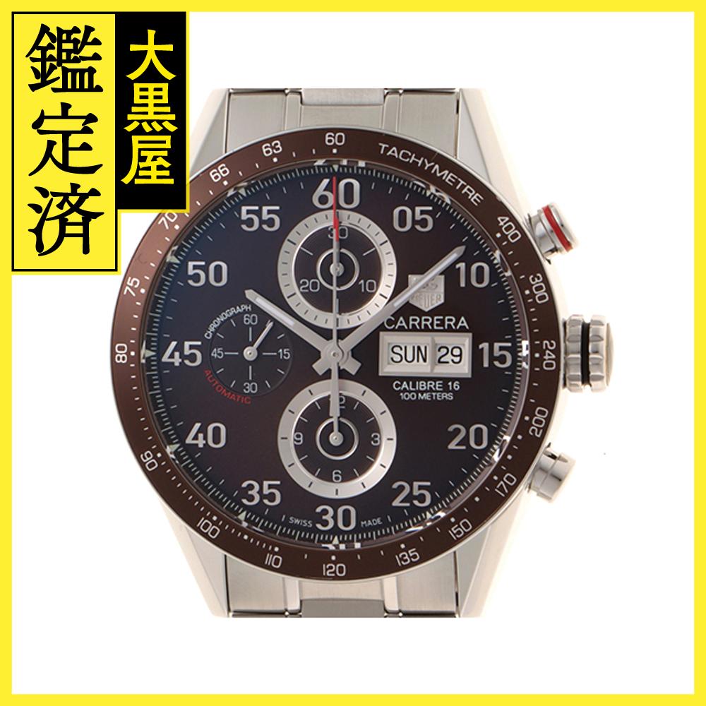 TAG HEUER タグホイヤー カレラ タキメーター クロノ デイデイト CV2A12.BA079 ...