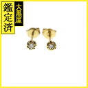 JEWELRY ノンブランド ピアス K18 イエローゴールド ダイヤモンド 0.3g【473】 【473】2141300443741 【中古】【大黒屋】