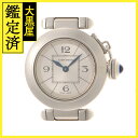 Cartier カルティエ W3140007 ミス パシャ ステンレススチール シルバー文字盤 クォーツ レディース 腕時計(2146000410956)【200】C 【200】2146000410956 【中古】【大黒屋】(2)