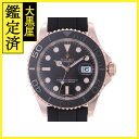 ROLEX ロレックス ヨットマスター40 自動巻き 116655 エバーローズゴールド ラバー 100m防水 回転ベゼル 【432】 214130037998...