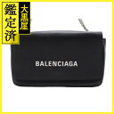 BALENCIAGA バレンシアガ エヴリデイ チェーンウォレット ショルダーバッグ 537387 ブラック レザー 【460】2148103811036 【4...