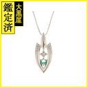 JEWELRY ノンブランド ネックレス K18WG E0.08ct/D0.07ct 約3.6g【431】2147400276067 【431】21474002...