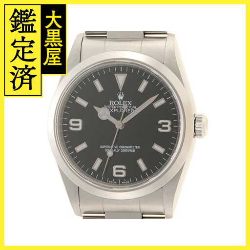 P番2000年並行品 ROLEX ロレックス 腕時計 エクスプローラーI 14270 ステンレス 自動巻き 【472】SJ 【472】2148103727375 【中古】【大黒屋】 P番2000年並行品 ROLEX ロレックス 腕時計 エクスプローラーI 14270 ステンレス 自動巻き 【472】SJ 【472】2148103727375 【中古】【大黒屋】