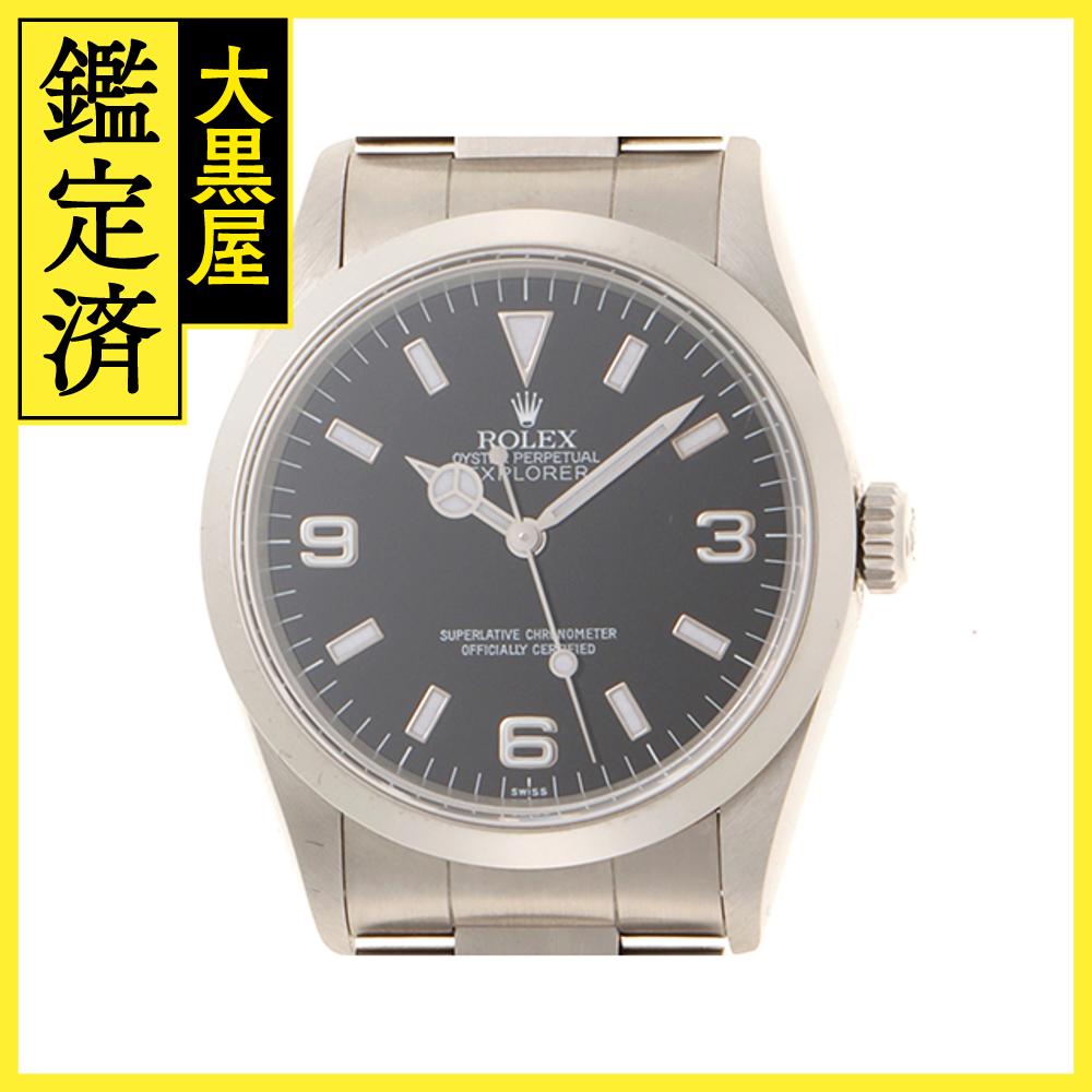 U番 並行 ROLEX ロレックス エクスプローラーI 14270 SS ステンレススチール オン...