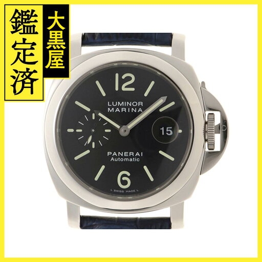 PANERAI パネライ ルミノール マリーナ PAM00104 ステンレススチール 自動巻き メンズ 腕時計(2148103783425)【200】C 【200】2148103783425 【中古】【大黒屋】