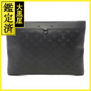 LOUIS VUITTON ルイヴィトン ポシェット・ディスカバリー モノグラム・シャドウ ノワール クラッチ セカンドバッグ【208】214500023180...
