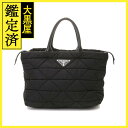 PRADA プラダ Re-Nylon キルティング 2wayバッグ ブラック ナイロン/レザー 1BG435 【434】2143500287989 【434】2143500287989 【中古】【大黒屋】(4)