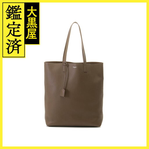 SAINT LAURENT サンローラン ボールド ショッピングバッグ ブラウン カーフ【434】2147300397527 【434】2147300397527 【中古】【大黒屋】 SAINT LAURENT サンローラン ボールド ショッピングバッグ ブラウン カーフ【434】2147300397527 【434】2147300397527 【中古】【大黒屋】