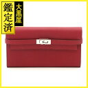 Hermes エルメス ケリー・ウォレット ルビー シルバー金具 □N刻印 2010年頃製造 ヴォーエプソン 【471】L 【471】2120000315190...