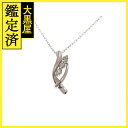 JEWELRY ノンブランド ジュエリー ネックレス K18 ホワイトゴールド 3P ダイヤモンド 1.1g【473】 【473】2141300447800 【...
