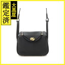 Hermes エルメス リンディ・ミニ ブラック リヨンクレマンス ゴールド金具 Z刻印 2021年頃製造 【471】L 【471】2143300224108 ...