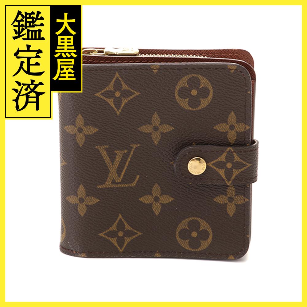 Louis Vuitton ルイヴィトン コンパクト・ジップ モノグラム 【471】N 2148103821639 【471】2148103821639 【中古】【大黒屋】