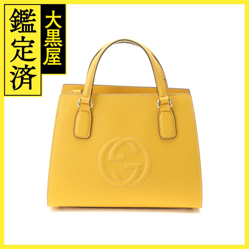 楽天市場】グッチ バッグ(カラーイエロー)(ハンドバッグ 楽天市場】グッチ バッグ(カラーイエロー)(ハンドバッグ