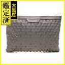 JIMMY CHOO ジミーチュウ スタースタッズ デレク クラッチバッグ ガンメタル レザー【431】2143100255395 【431】214310025...