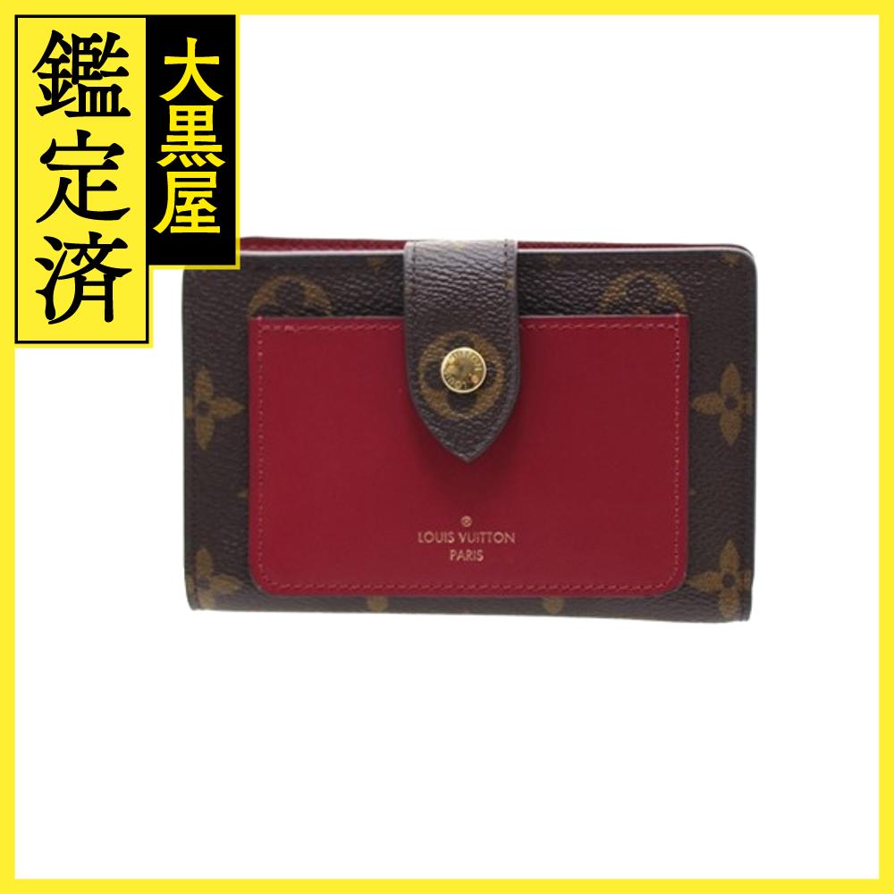 LOUIS VUITTON ルイ・ヴィトン 財布 ポルトフォイユ・ジュリエット モノグラム フューシャ M69433 (2148103800115) 【200】【中古】【大黒屋】