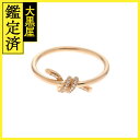 TIFFANY&CO ティファニー ノット リング K18ピンクゴールド #16 ダイヤモンド 3.5g 【471】N 2147100556537 【471】2...