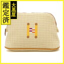 Hermes エルメス クレイジーH ボリードポーチMM シトロン/オークル シルバー金具 【471】L 【471】2143000718914 【中古】【大黒屋...