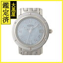 HERMES エルメス クリッパー・ナクレ CL4.210 ステンレス ブルーシェル 女性用クオーツ時計【473】 【473】2148103802584 【中古】【大黒屋】(2)