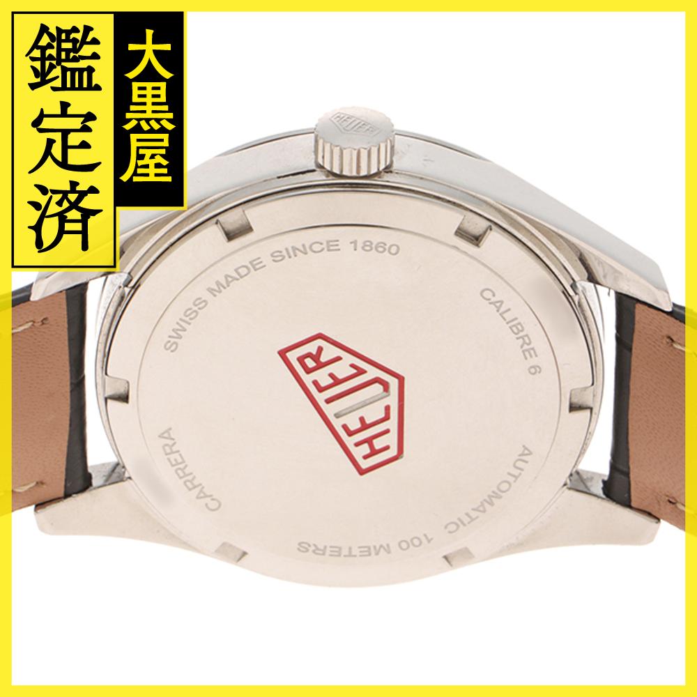 TAG HEUER タグ・ホイヤー カレラ キャリバー6 WV5111 SS/革 自動巻き メンズ シルバー文字盤【430】2147300400685 【中古】【大黒屋】