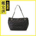 CHANEL シャネル マトラッセ チェーンショルダートート ブラック/SV キャビア 2148103846793 【中古】【大黒屋】【200】(4)