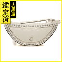 JIMMY CHOO ジミーチュウ スタッズ ボディバッグ ホワイト/ブラック/SV レザー【430】2120000323379 【中古】【大黒屋】