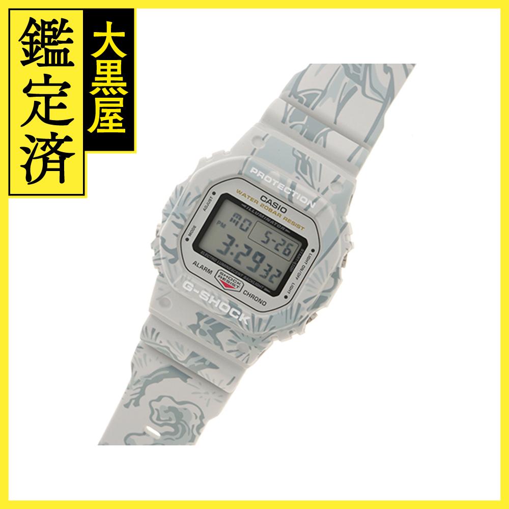 CASIO カシオ G-SHOCK 七福神・布袋尊モデル DW-5600SLG-7JR ステンレス/樹脂 男性用クオーツ時計【473】 【473】2120500266114 【中古】【大黒屋】