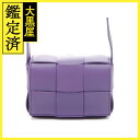 BOTTEGA VENETA ボッテガヴェネタ ショルダーバッグ キャンディ カセット ミニバッグ パープル レザー 666688VMAY1【472】HA 【472】2143100488526 【中古】【大黒屋】