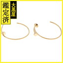 Cartier カルティエ ジュストアンクルフープ ピアス K18 ゴールド ダイヤモンド 10.7g 【471】N 【471】2143700202584 【中古】【大黒屋】