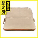 HERMES エルメス ボリードポーチ ミニミニ ナチュラル/SV H103772M 01【431】2143000724267 【431】2143000724267 【中古】【大黒屋】