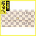 LOUIS VUITTON ルイヴィトン ポルトフォイユ・サラ ダミエ・アズール N61735 【471】IK 【471】2148103857683 【中古】【大黒屋】
