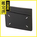 Maison Margiela メゾンマルジェラ 4ステッチ カードホルダー ブラック カーフ 【434】2120000326677 【434】2120000326677 【中古】【大黒屋】