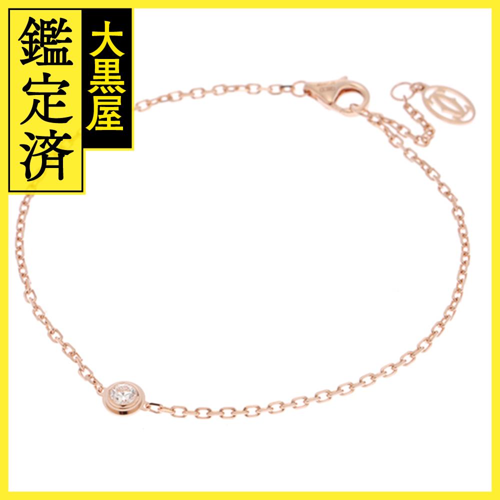 Cartier カルティエ ダムール ブレスレット K18ピンクゴールド ダイヤモンド 1.9g 2147300389737【432..