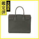 SAINT LAURENT サンローラン 2wayバッグ サック ド ジュール ベイビー レザー グレー 421863【472】YY 【472】2148103864636 【中古】【大黒屋】