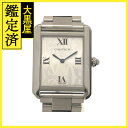 Cartier カルティエ 腕時計 タンク・ソロSM クリスマス限定 W1019555 ステンレススチール シルバー文字盤 社外ブレスレット クオーツ 【472】MN 【472】2148103833106 【中古】【大黒屋】