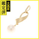 MIKIMOTO ミキモト K18 トップ P パール 真珠 約1.6g 2147300407387【208】 【208】2147300407387 【中古】【大黒屋】