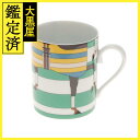 エルメス HERMES ロカバ-ル Rocabar マグカップ 051232P NO.3 グリーン/マルチ 【472】KS 【472】2143400232584...