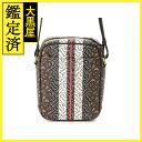 BURBERRY バーバリー TBモノグラム ショルダーバッグ ブラウン/ブラック/ホワイト 2148103881633 【205】 【205】2148103881633 【中古】【大黒屋】