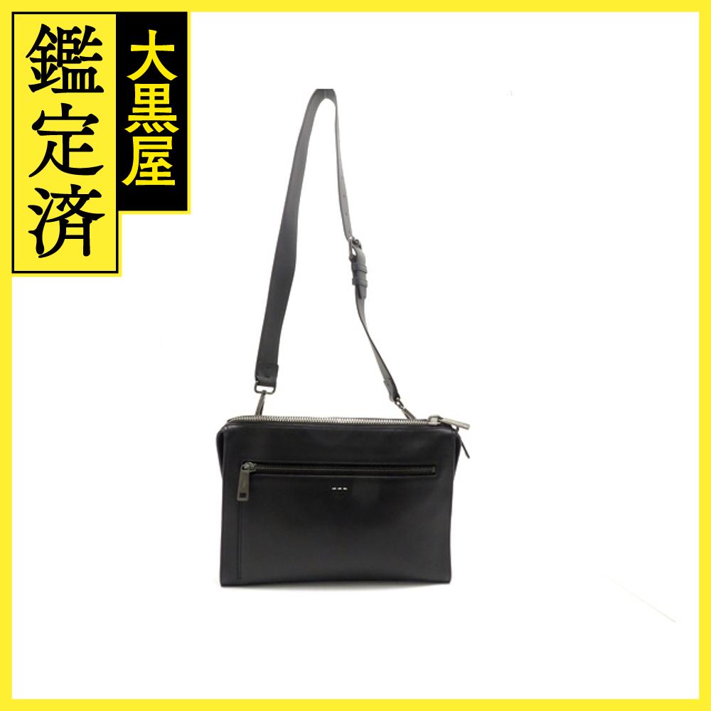 FENDI フェンディ メッセンジャーバッグ ブラック レザー 【431】 2148103884122 【431】2148103884122 【中古】【大黒屋】(4)