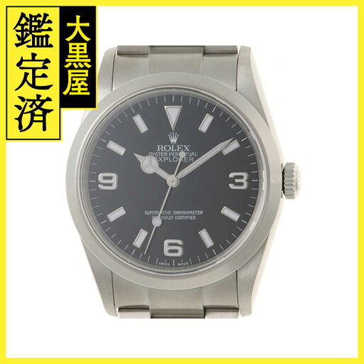 ROLEX ロレックス エクスプローラーI 114270 SS 自動巻 ブラック文字盤 メンズ 【436】2148103863134 【中古】【大黒屋】 ROLEX ロレックス エクスプローラーI 114270 SS 自動巻 ブラック文字盤 メンズ 【436】2148103863134 【中古】【大黒屋】