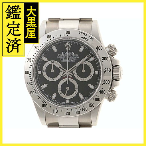 ランダム番2015年並行品 ROLEX ロレックス 腕時計 コスモグラフ デイトナ 116520 ブラック文字盤 ステンレス 自動巻き【472】SJ 【472】2147200556031 【中古】【大黒屋】 ランダム番2015年並行品 ROLEX ロレックス 腕時計 コスモグラフ デイトナ 116520 ブラック文字盤 ステンレス 自動巻き【472】SJ 【472】2147200556031 【中古】【大黒屋】