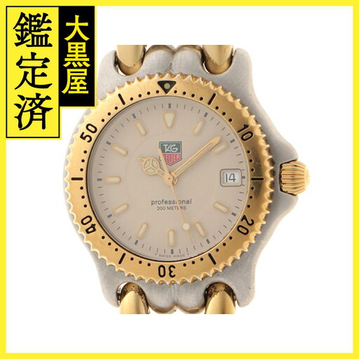 TAG HEUER タグ・ホイヤー 腕時計 プロフェッショナル スポーツエレガンス アイボリー GP/SS WG1221-K0 クォーツ ボーイズ 【200】2148103828713 【中古】【大黒屋】 TAG HEUER タグ・ホイヤー 腕時計 プロフェッショナル スポーツエレガンス アイボリー GP/SS WG1221-K0 クォーツ ボーイズ 【200】2148103828713 【中古】【大黒屋】