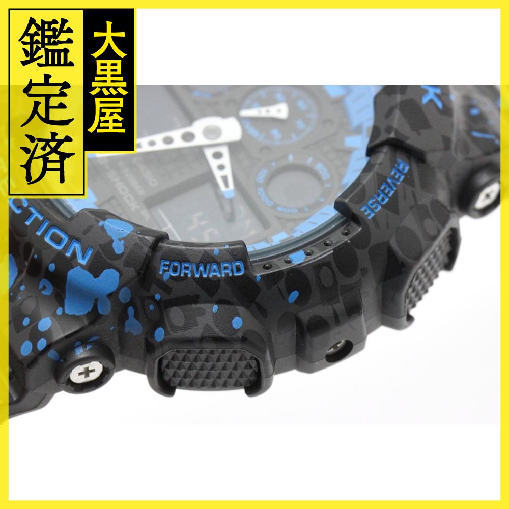 CASIO カシオ 腕時計 G-SHOCK STASHコラボレーションモデル GA-100ST-2AJR 樹脂/ステンレススチール 電池【472】SJ 【472】2181000000332 【中古】【大黒屋】