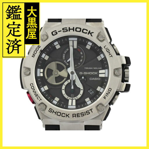 CASIO カシオ 腕時計 G-SHOCK G-STEEL GST-B100-1AJF ブラック文字盤 樹脂/ステンレススチール Bluetoothソーラー【472】SJ 【472】2181000014018 【中古】【大黒屋】 CASIO カシオ 腕時計 G-SHOCK G-STEEL GST-B100-1AJF ブラック文字盤 樹脂/ステンレススチール Bluetoothソーラー【472】SJ 【472】2181000014018 【中古】【大黒屋】