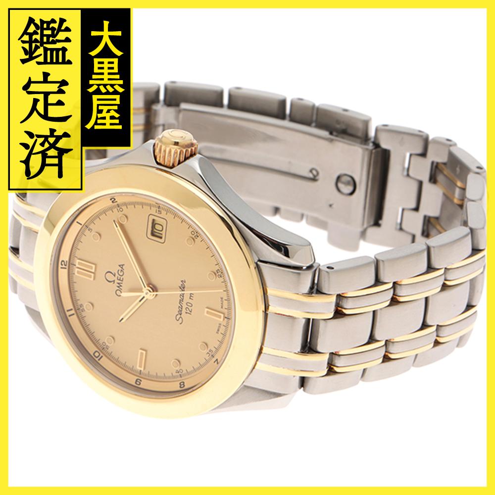 OMEGA オメガ シーマスター120m 2311.10 腕時計 イエロー文字盤 クオーツ イエローゴールド/ステンレススチール メンズ 2148103905902 【205】 【205】2148103905902 【中古】【大黒屋】
